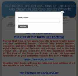 The Official King of the Trees/Creation Seekers Series Website